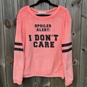 Spoiler Alert I Don’t Care Fluffy Women’s Sweater
